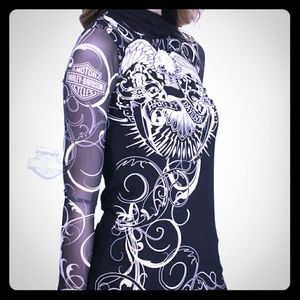 Womans Harley Davidson Long Sleeve Top